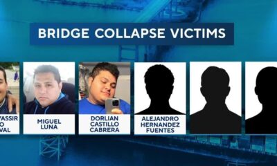 Six were killed, three body were found in the Baltimore key bridge