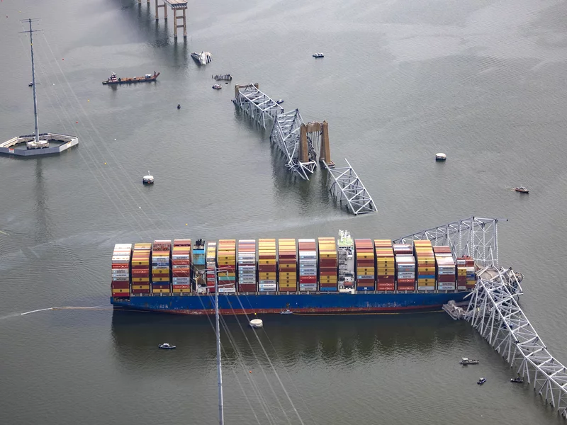 Baltimore's Key Bridge Collapses After Ship Collision
