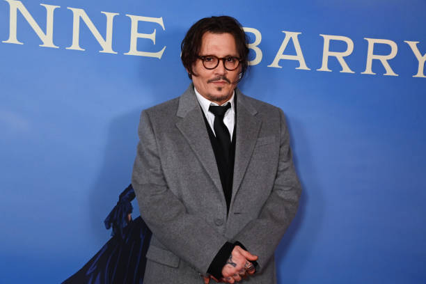 Johnny Depp attends the UK Premiere of "Jeanne Du Barry" at The Curzon Mayfair on April 15, 2024 in London