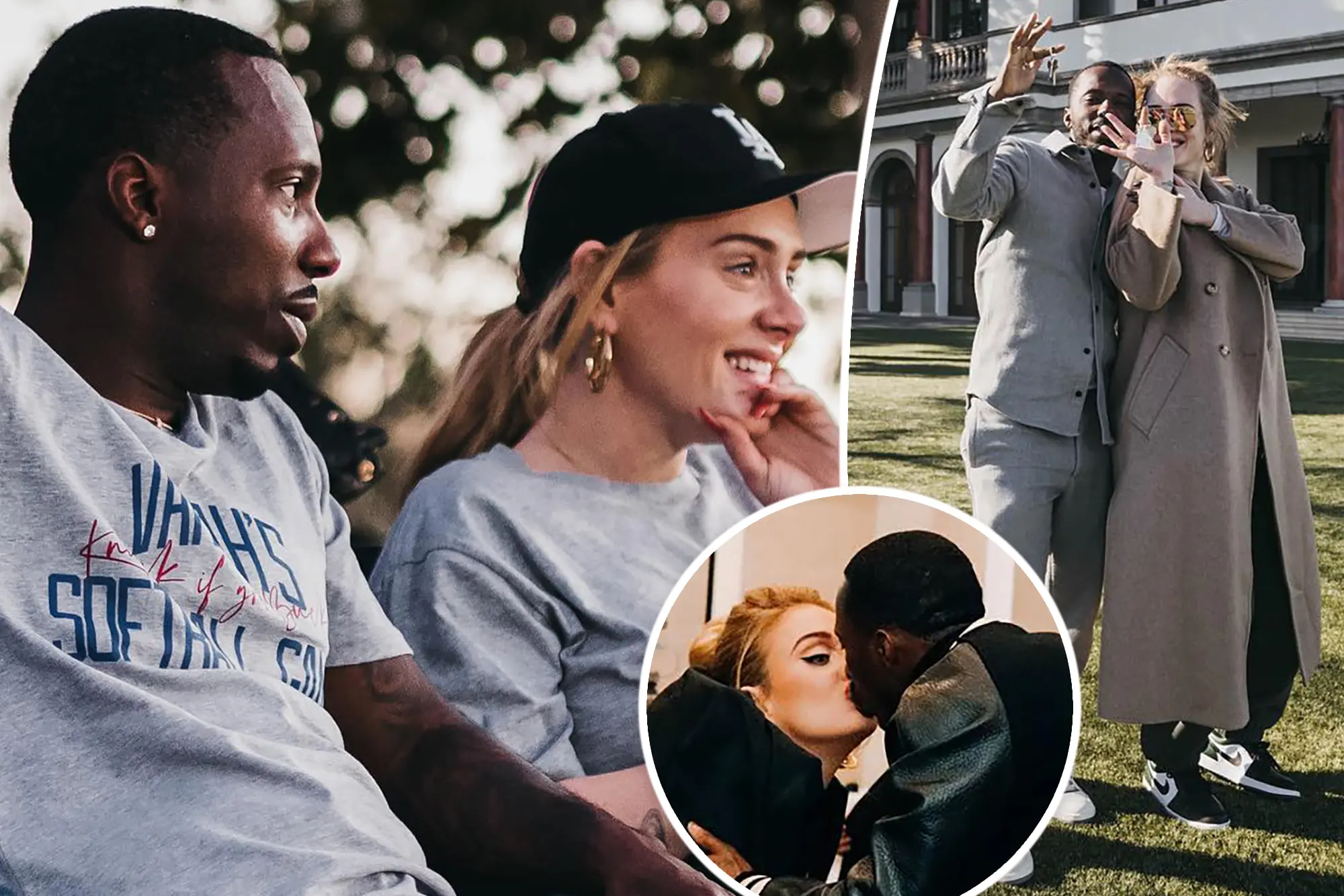 Rich Paul and Adele hot kiss