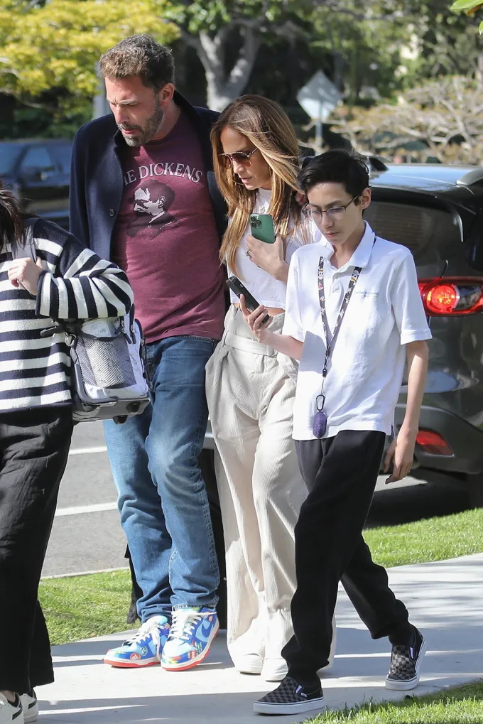 Jennifer and Ben with his children 