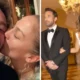 Jennifer Lopez and Ben Affleck kiss