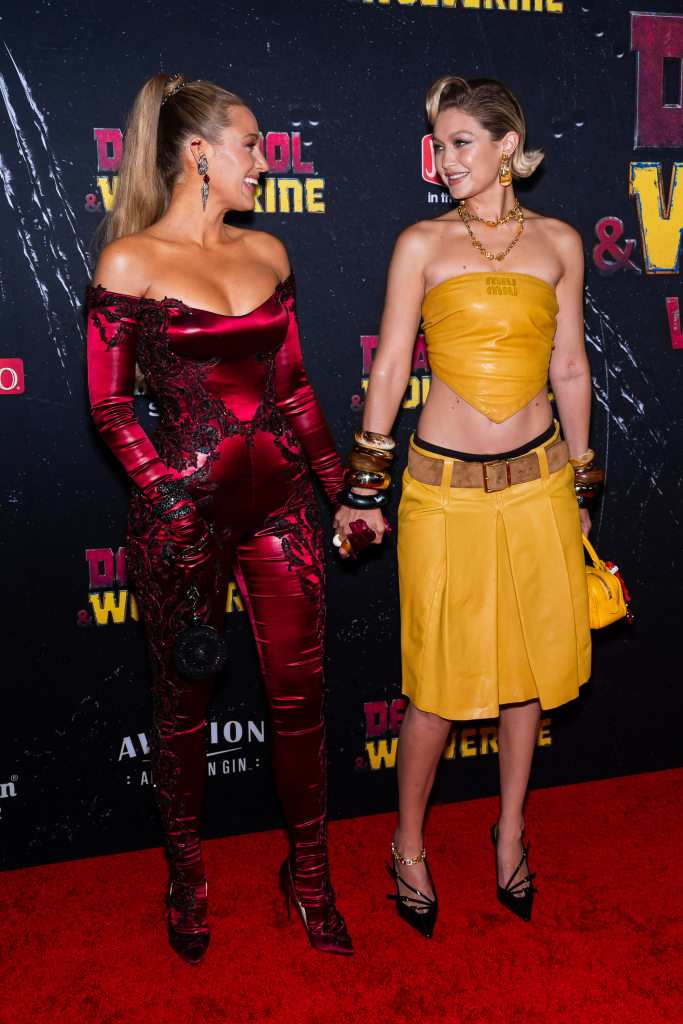 Blake Lively and Gigi Hadid Rock ‘Deadpool & Wolverine hot pics