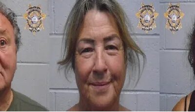 Gary Miller, Janis Miller, and Tiffany Miller were identified and arrested on Wednesday, August 7, by the Storey County Sheriff’s Office.