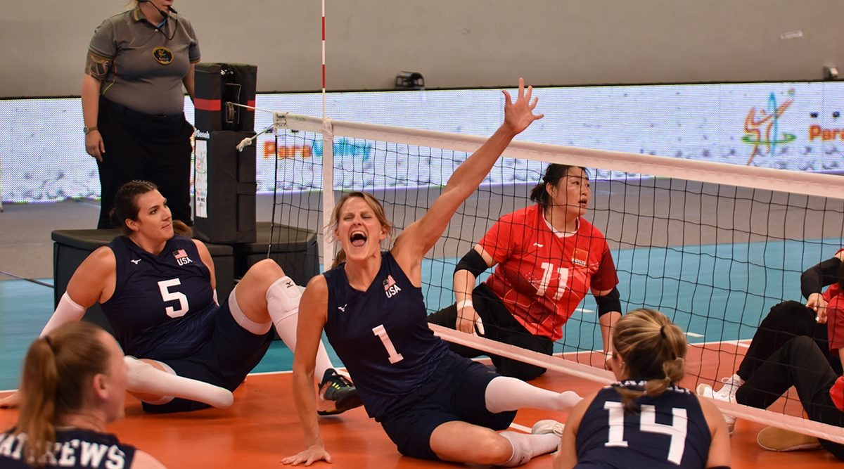 Sitting volleyball