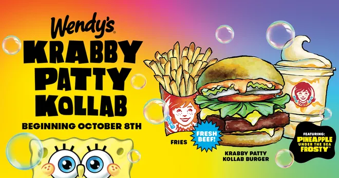 Wendy's Launches Krabby Patty for SpongeBob's 25th