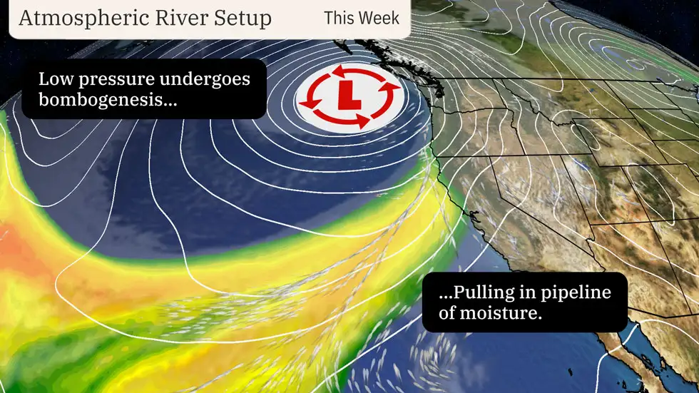 Storm to Hit West Coast with Rain, Snow, and Strong Winds