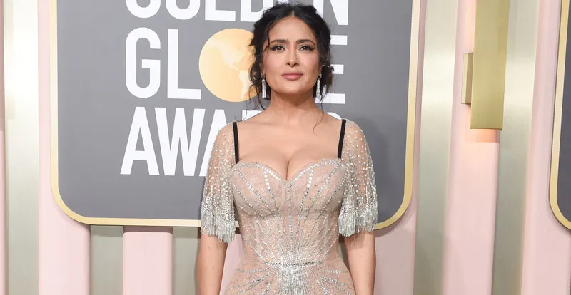 Salma Hayek Golden Globes 2025: Dazzles in Sequins & Jewels