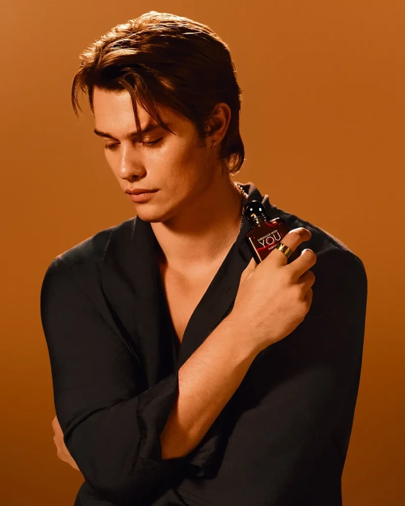 Nicholas Galitzine Emporio Armani's New Fragrance Icon